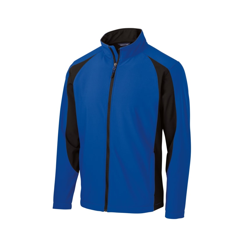 Sport-Tek Colorblock Soft Shell Jacket. 20