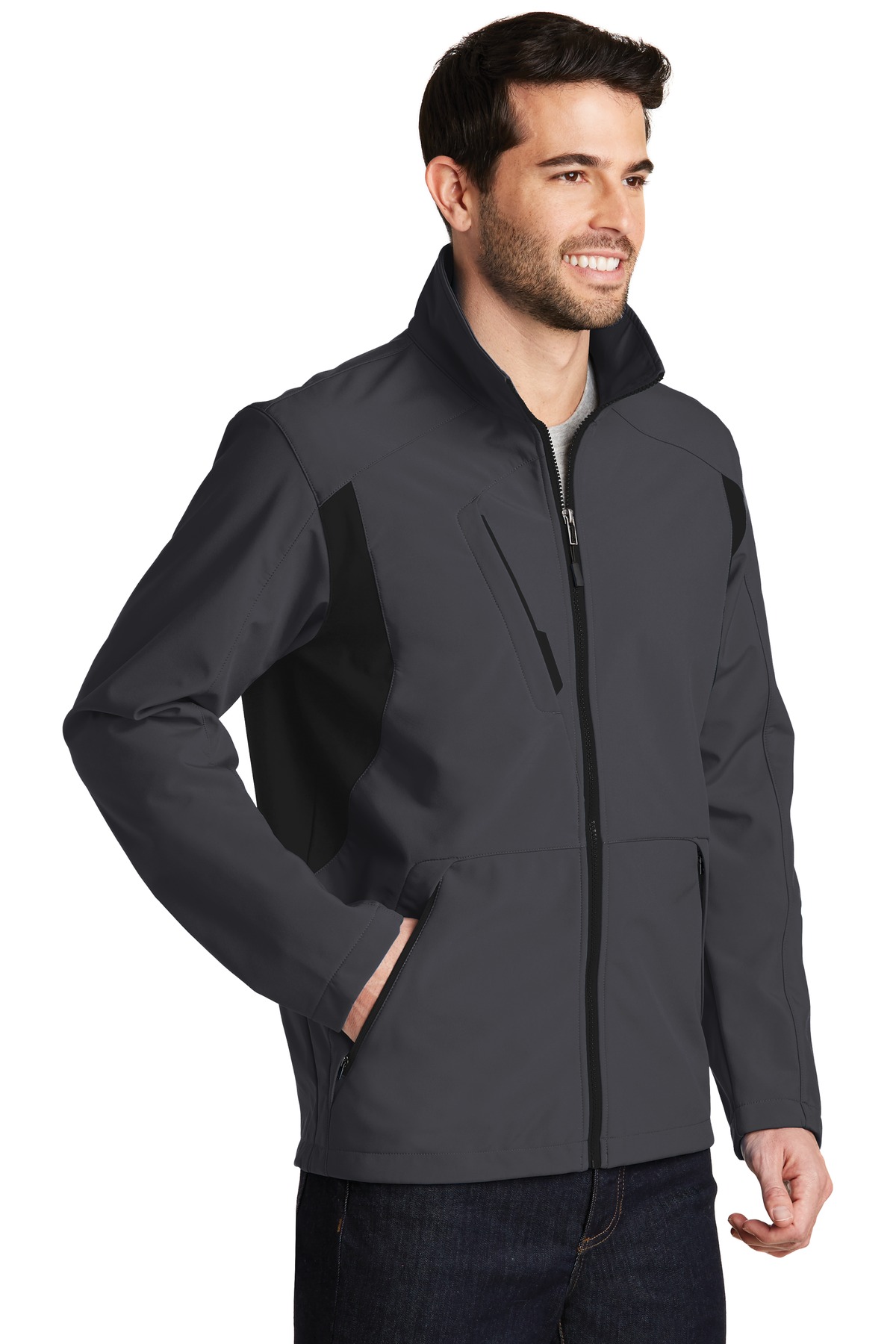 Back-Block Soft Shell Jacket