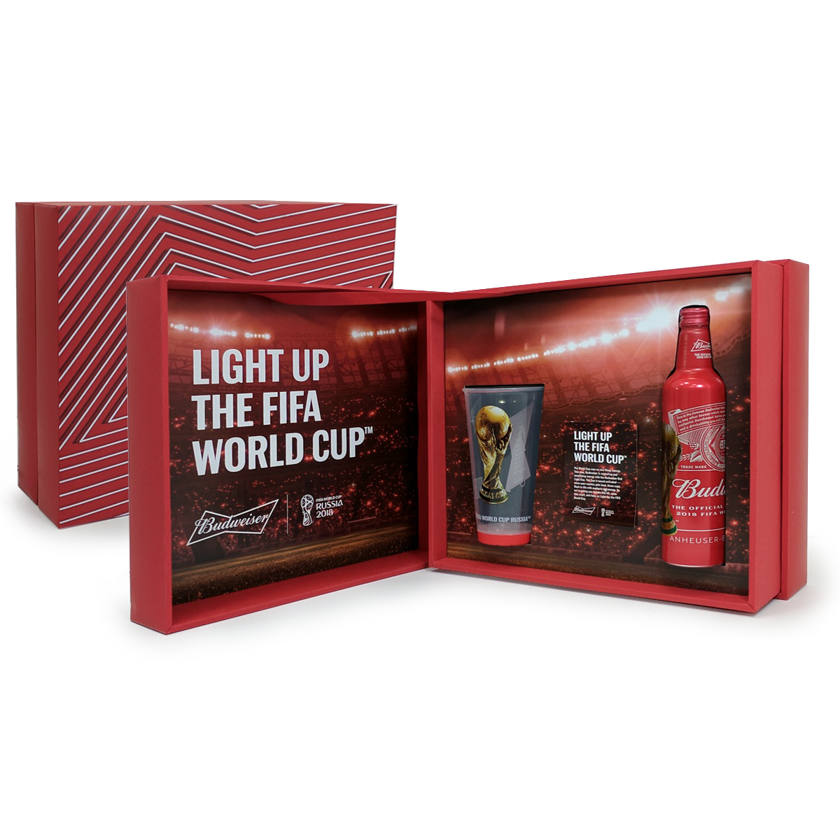 Custom Printed Full Color Hinged Soft Touch Luxury Gift Box - 6x6x2 8
