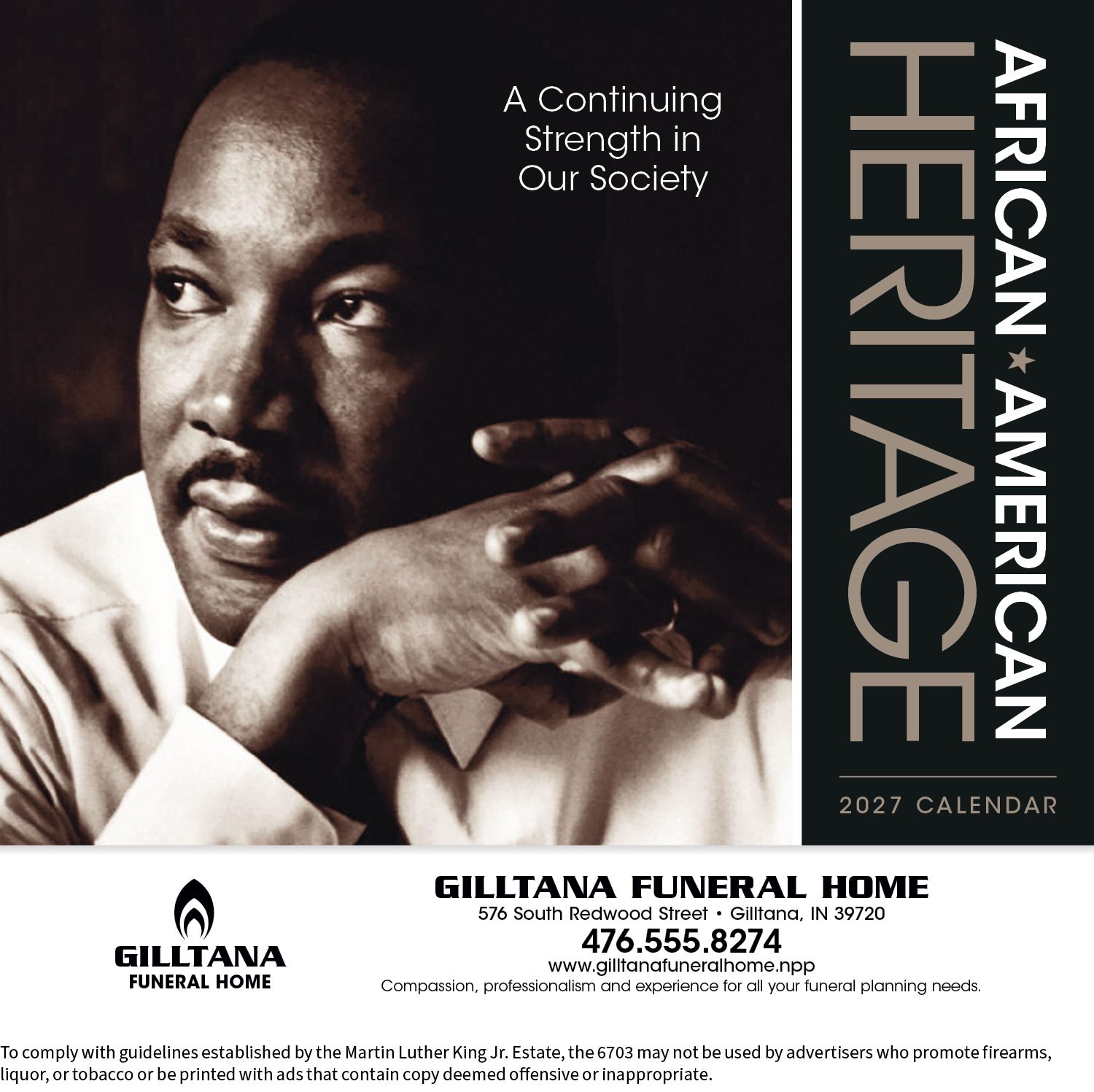 Triumph® Calendars African-American Heritage: Dr. Martin Luther King, Jr. Calendar 22