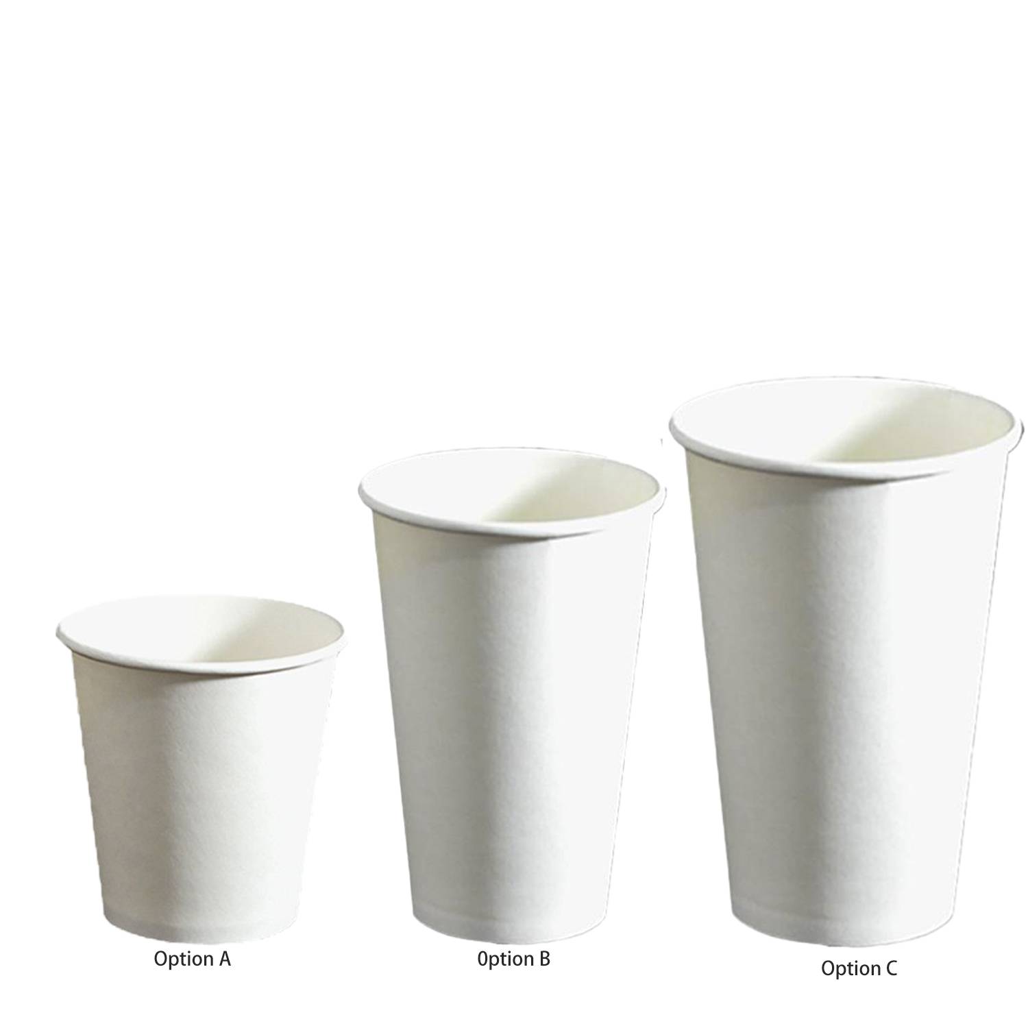 12/16/20oz Disposable Paper Cup with Lid 2