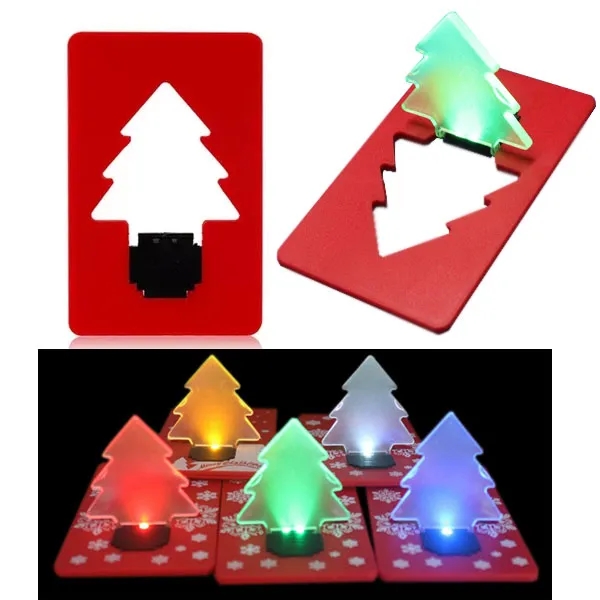 Christmas Tree Folding LED Card Light 3