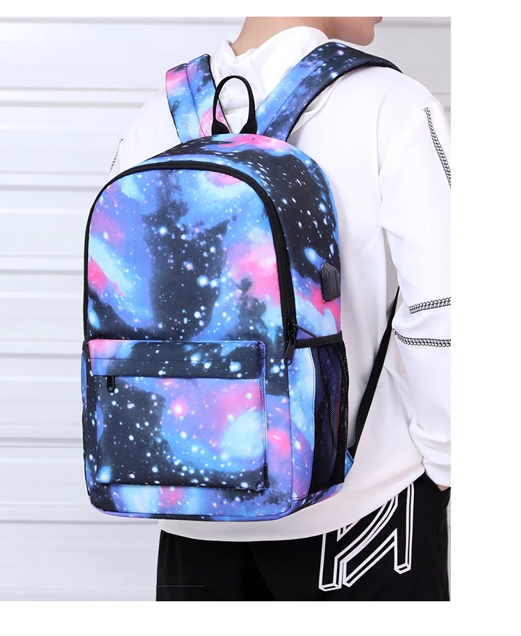 Custom Two-piece Laptops Backpacks with USB Charging Port 12
