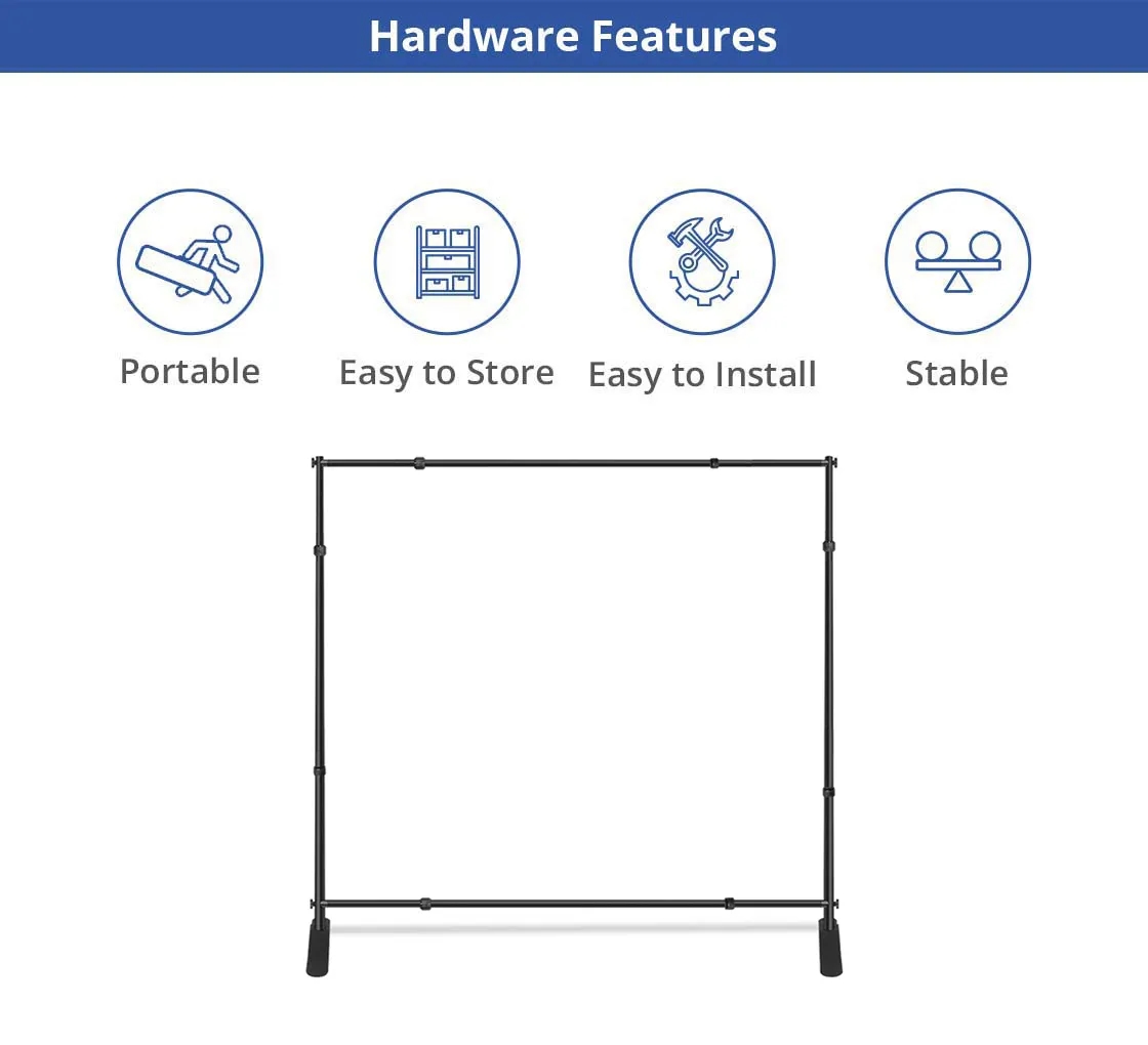 Step and Repeat Backdrop - Hardware only 4