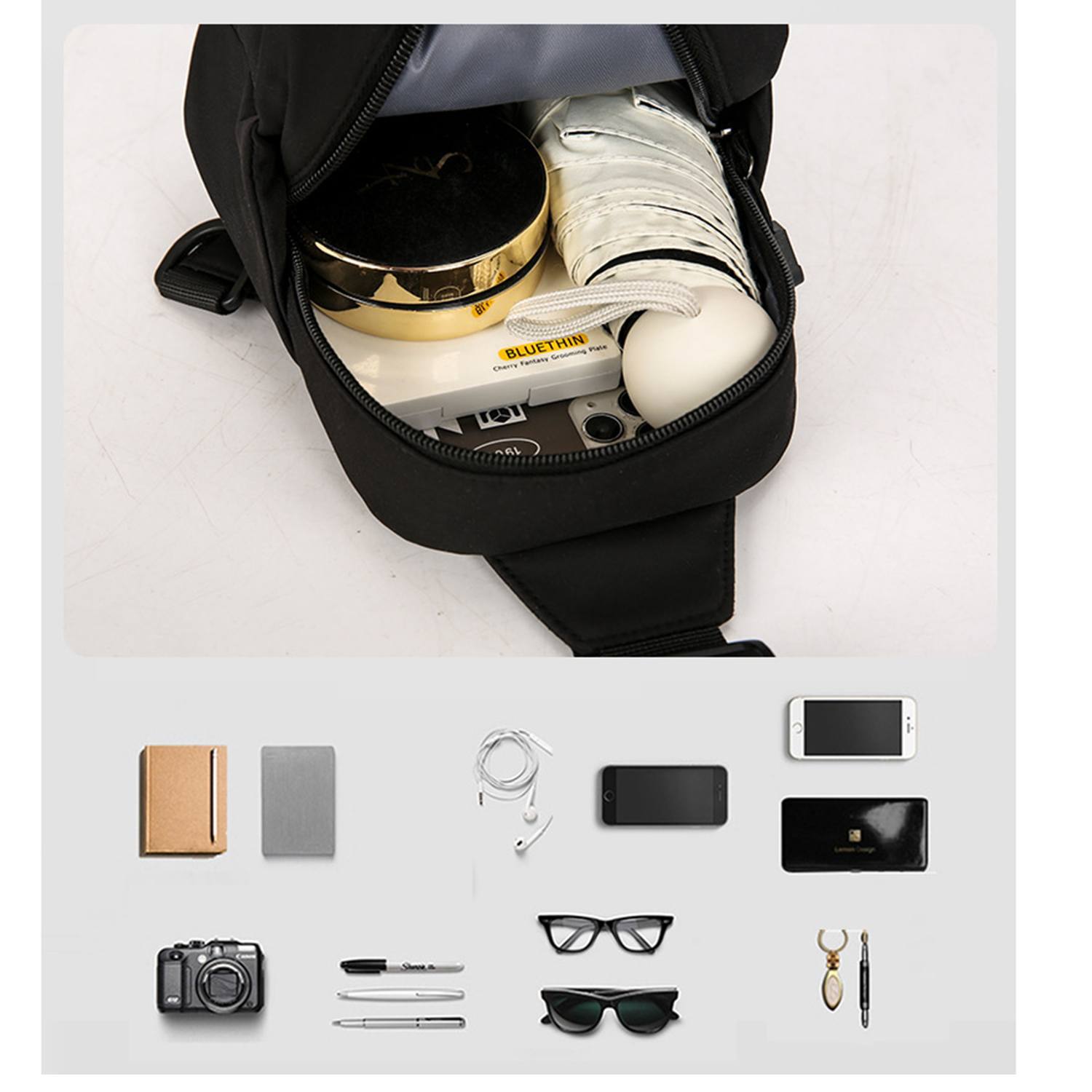 Travel Hiking Chest Bag Daypack 2