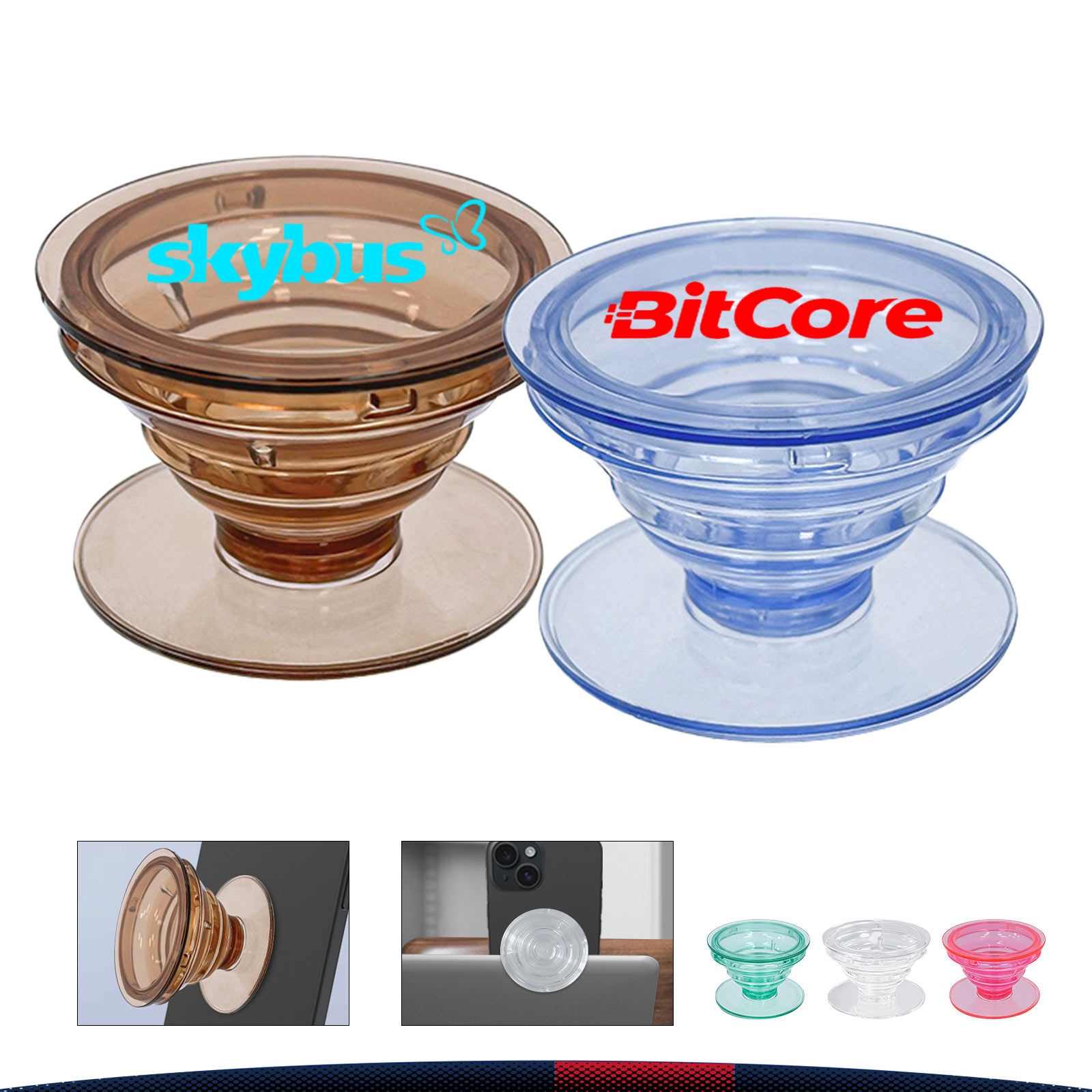 Transparent Airbag Phone Stand 5