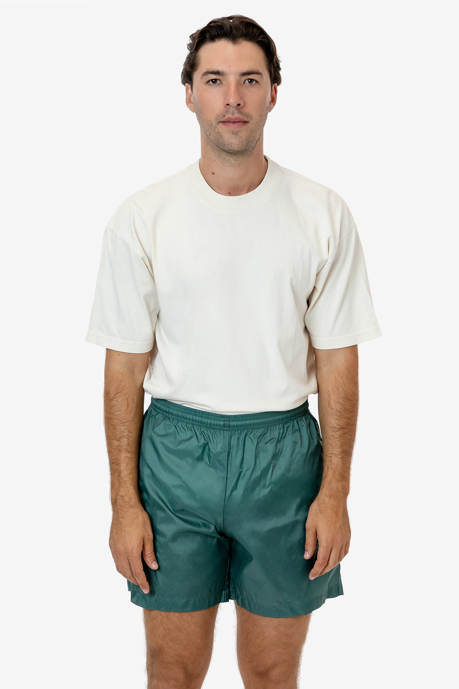 NYLON TAFFETA WIDE SHORTS 2