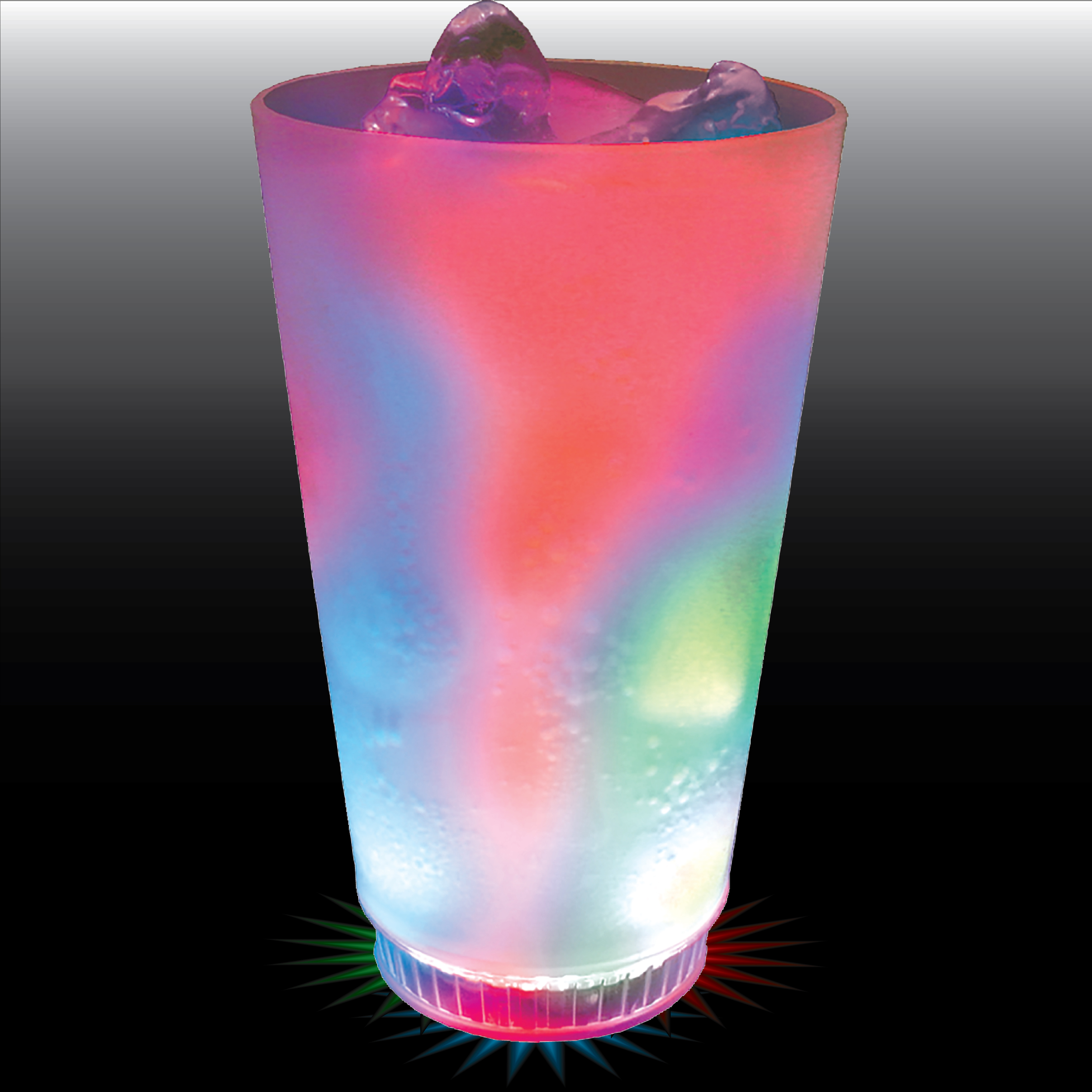 16oz 3-Light Plastic Pint Cup 3