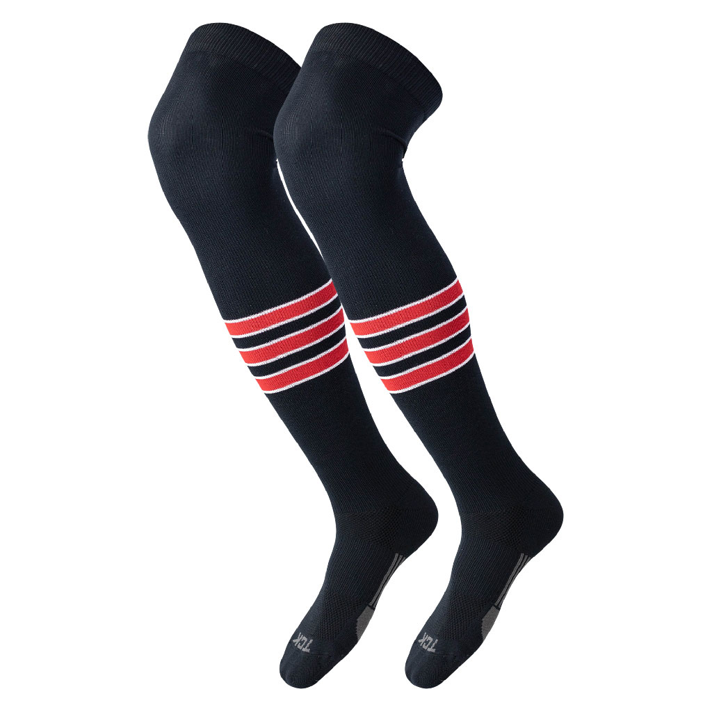 Dugout Over the Knee Baseball Socks Stripes Pattern D 3