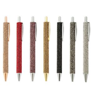 Full Diamonds Click Activated Metal Pen 11