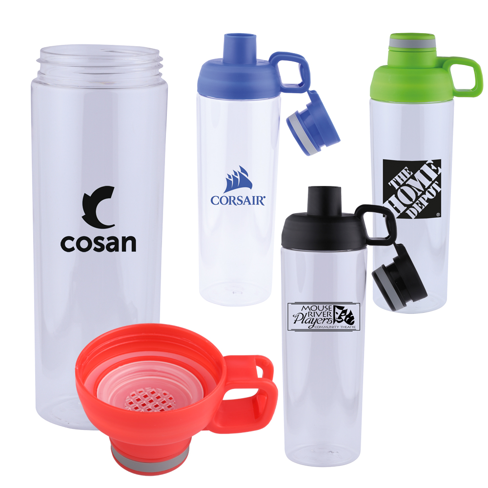 27 Oz. Typhoon Tritan Water Bottle w/Drink Cup Lid