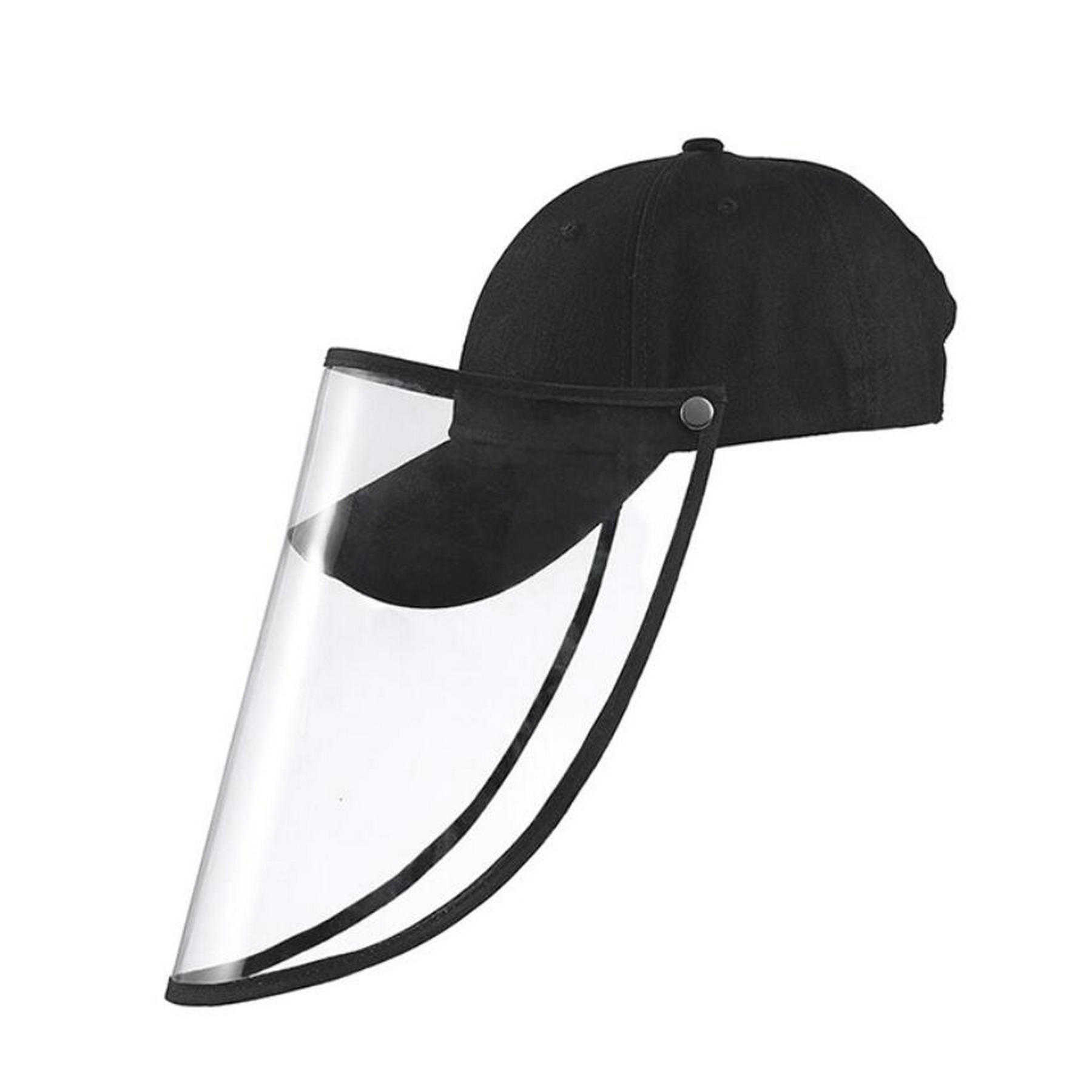 Baseball Caps with Clear Masks 2