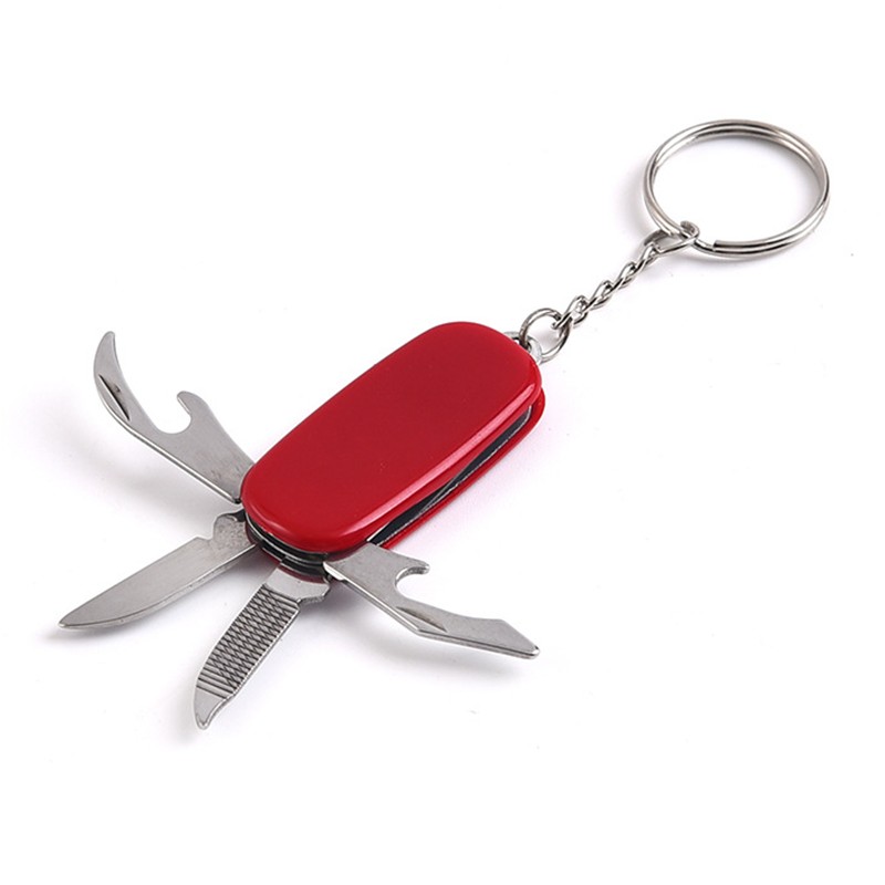 Stainless Steel Key Chain Pocket Multi-Tool 6
