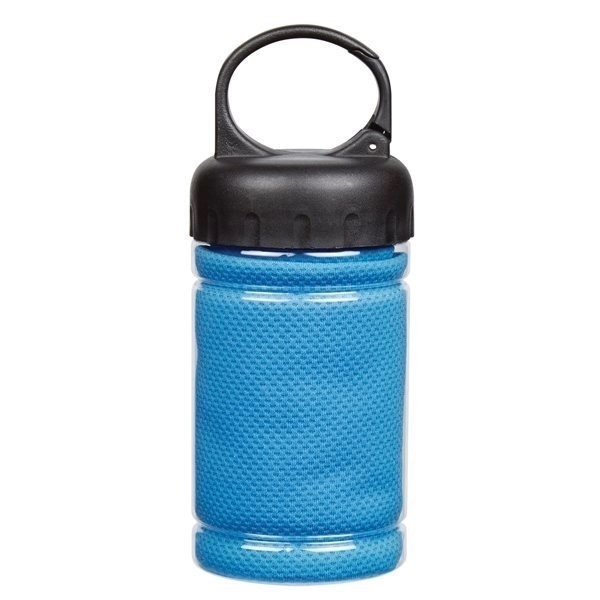 COOLING TOWEL IN CARABINER CASE 2