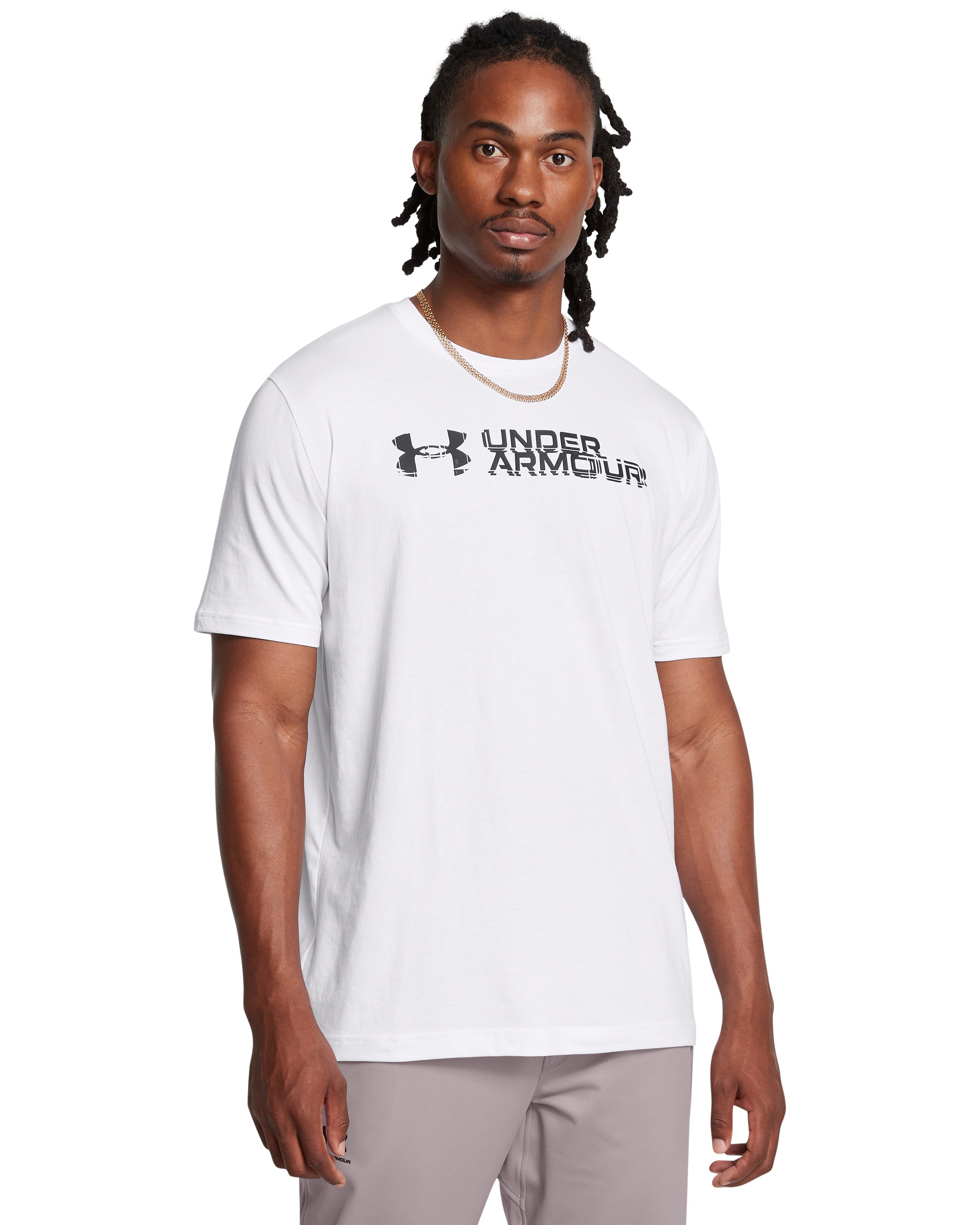 UA Sliced Wordmark Men's Short Sleeve 3