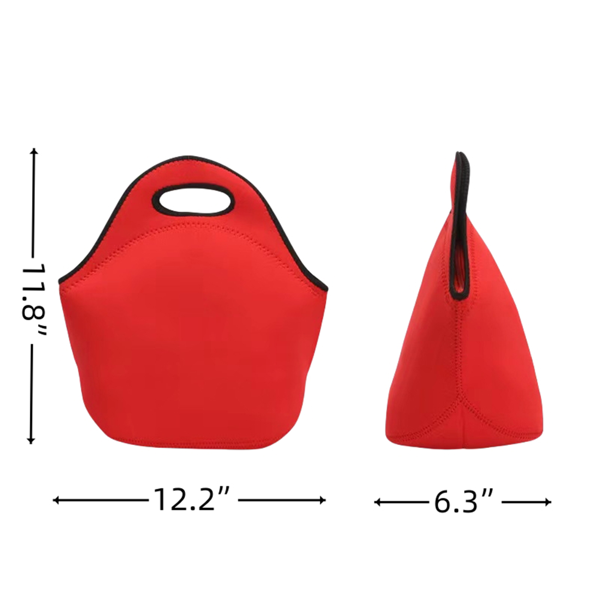 Lightweight Insulated Neoprene Lunch Tote Bag 2