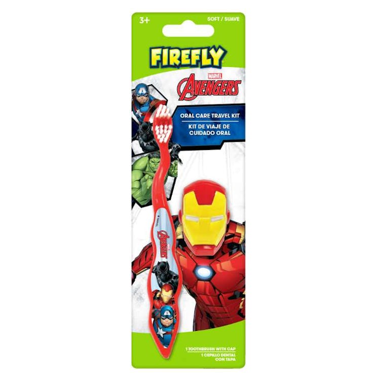 Kid's Iron Man Soft Toothbrush with Cap - 1 Ct 1