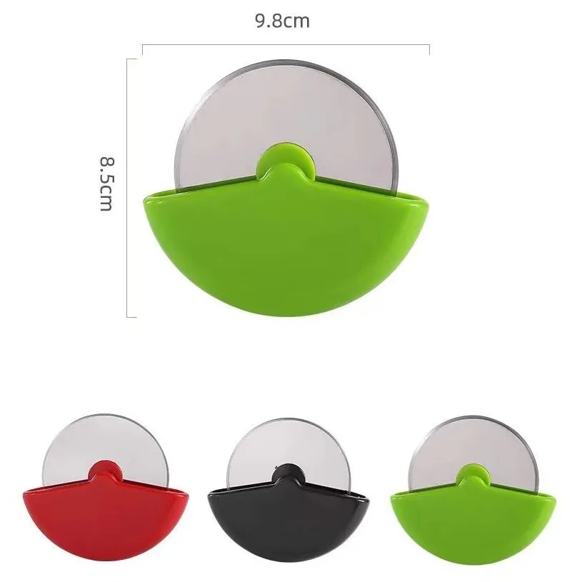 Durable Stainless Steel Pizza Cutter Wheel for Commercial Kitchen & Catering 3