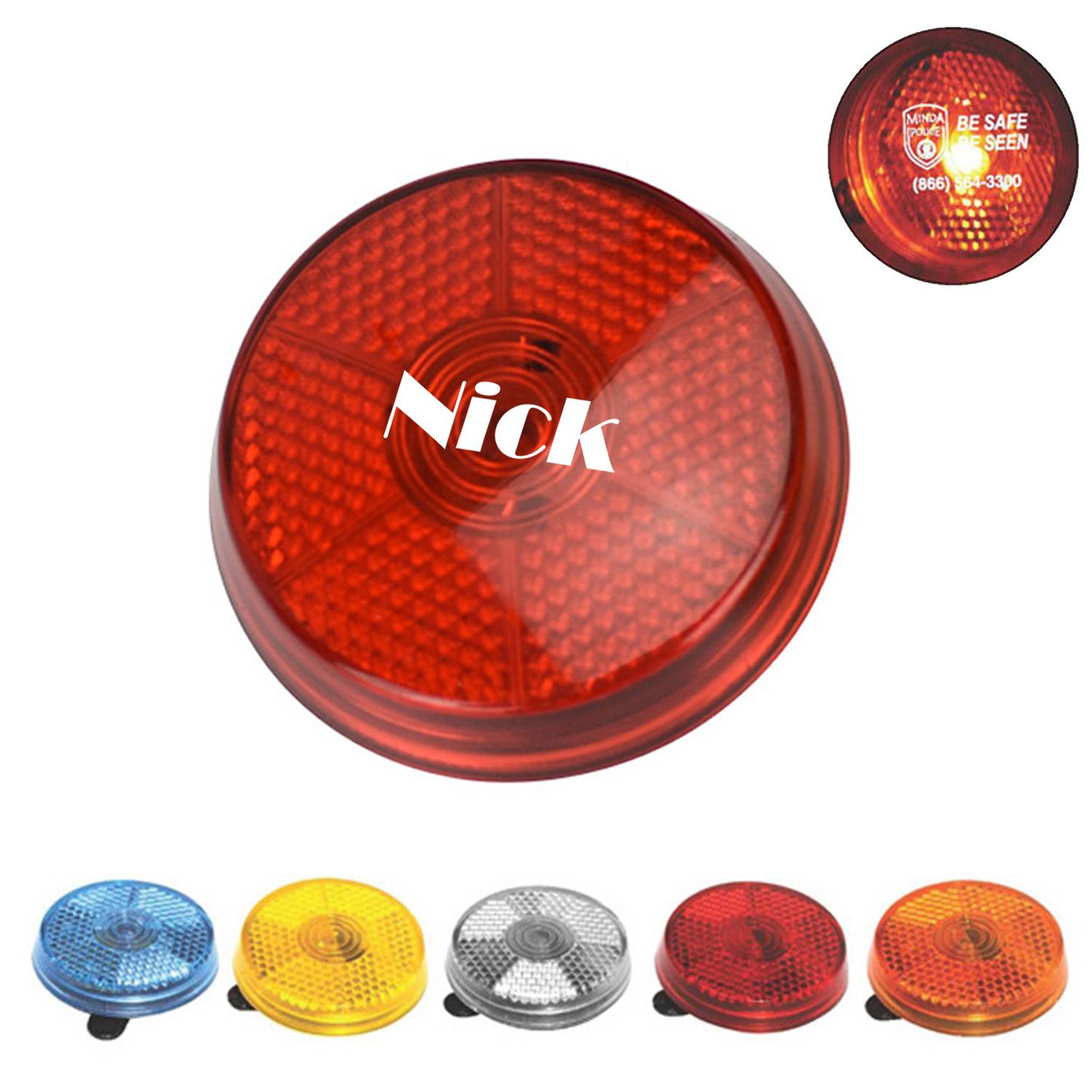 Plastic Bicycle LED Warning Light 2
