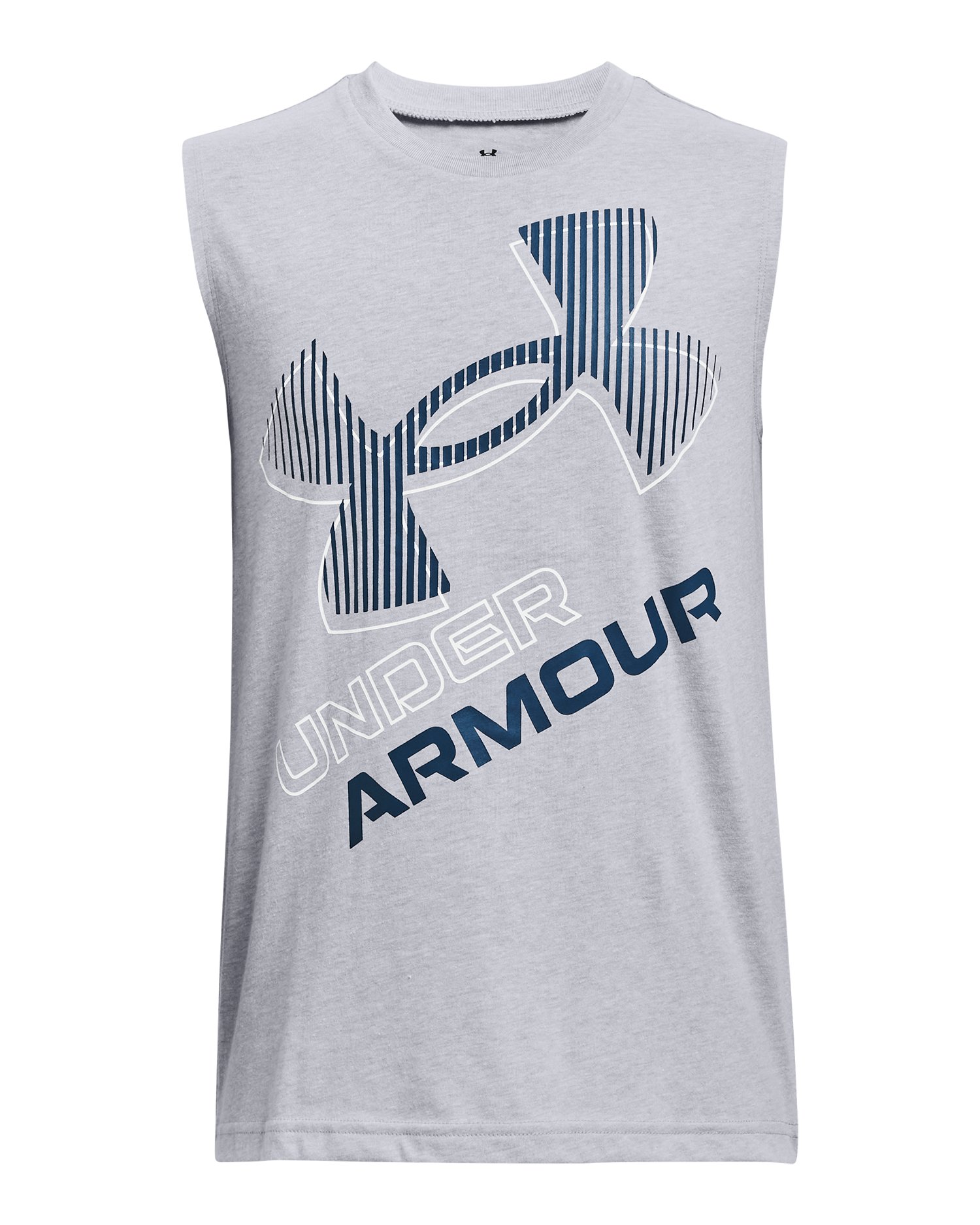 Boys' UA Cotton Muscle Tank 2