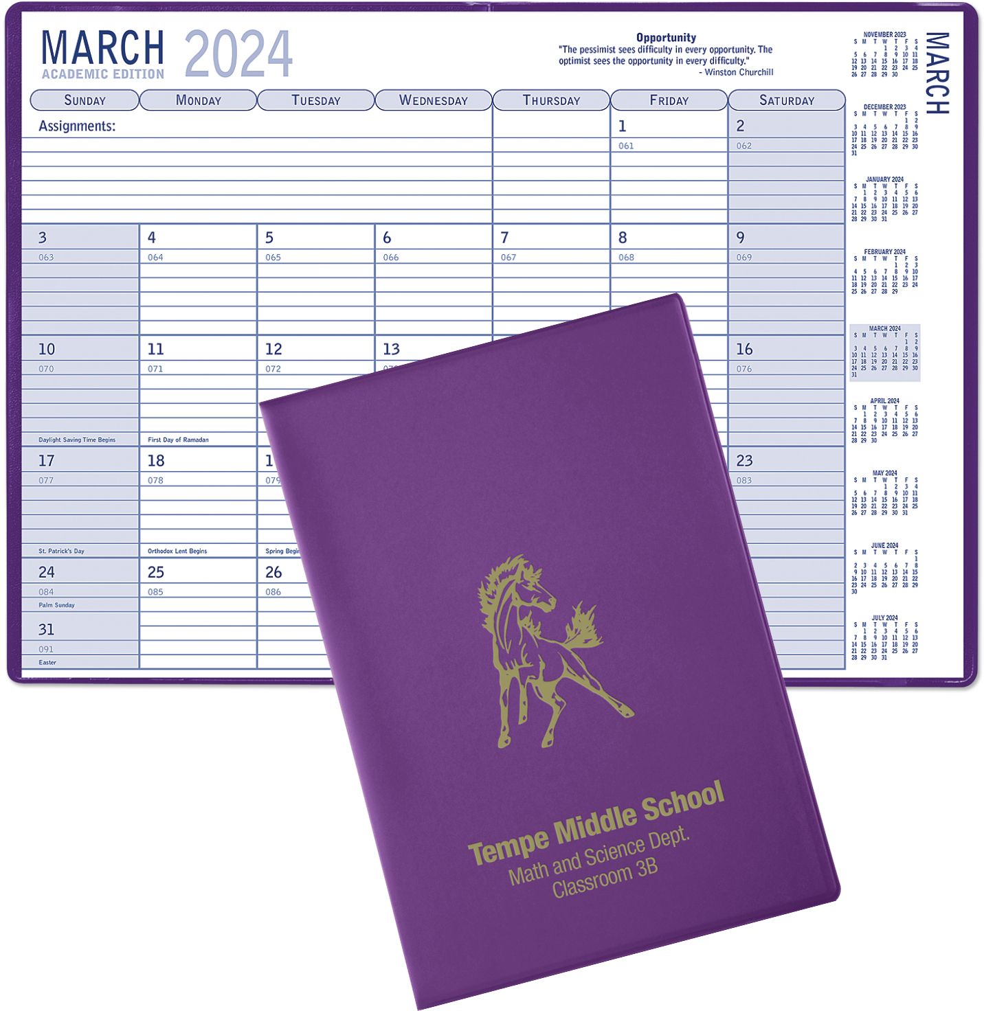 LEXINGTON 7X10 ACADEMIC PLANNER 11