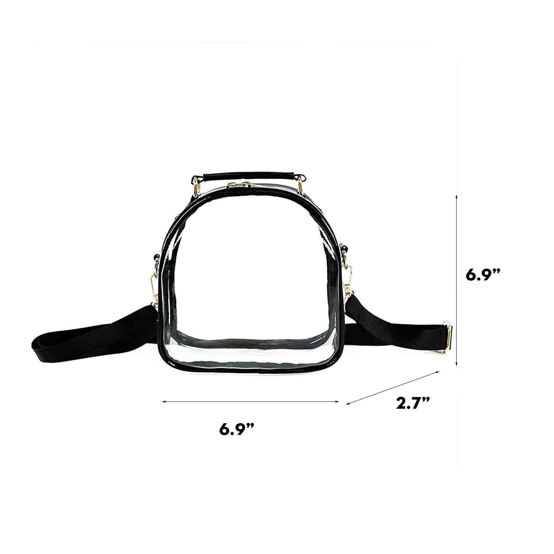 Laser Clear Crossbody Shoulder Bag 3