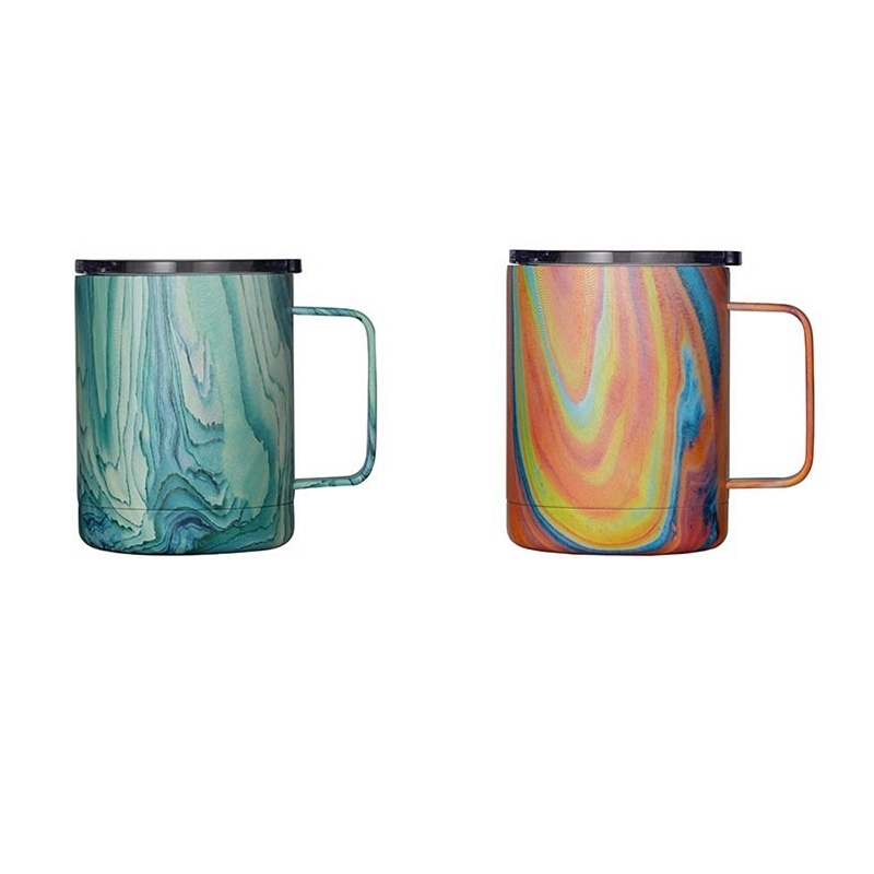 Colorful 12 Oz. Insulated Coffee Cup With Handle 2