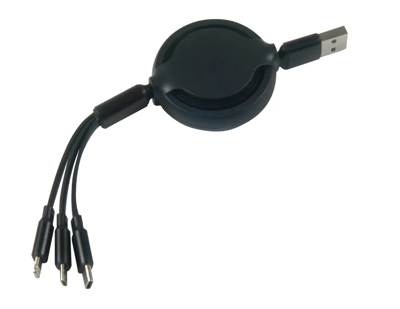 4 Ft. Retractable 3 in 1 Charging Cable 2