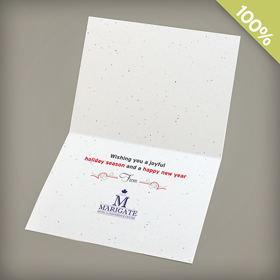 Candy Cane Personalized Christmas Seed Cards 1