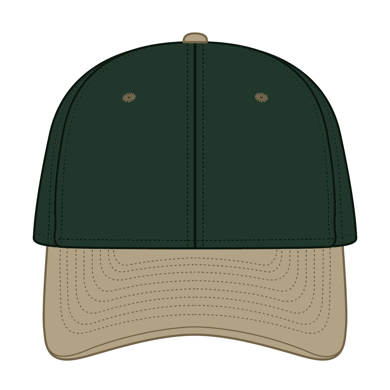 OTTO CAP® OTTO FLEX® Fitted 6 Panel Low Profile Baseball Cap 15