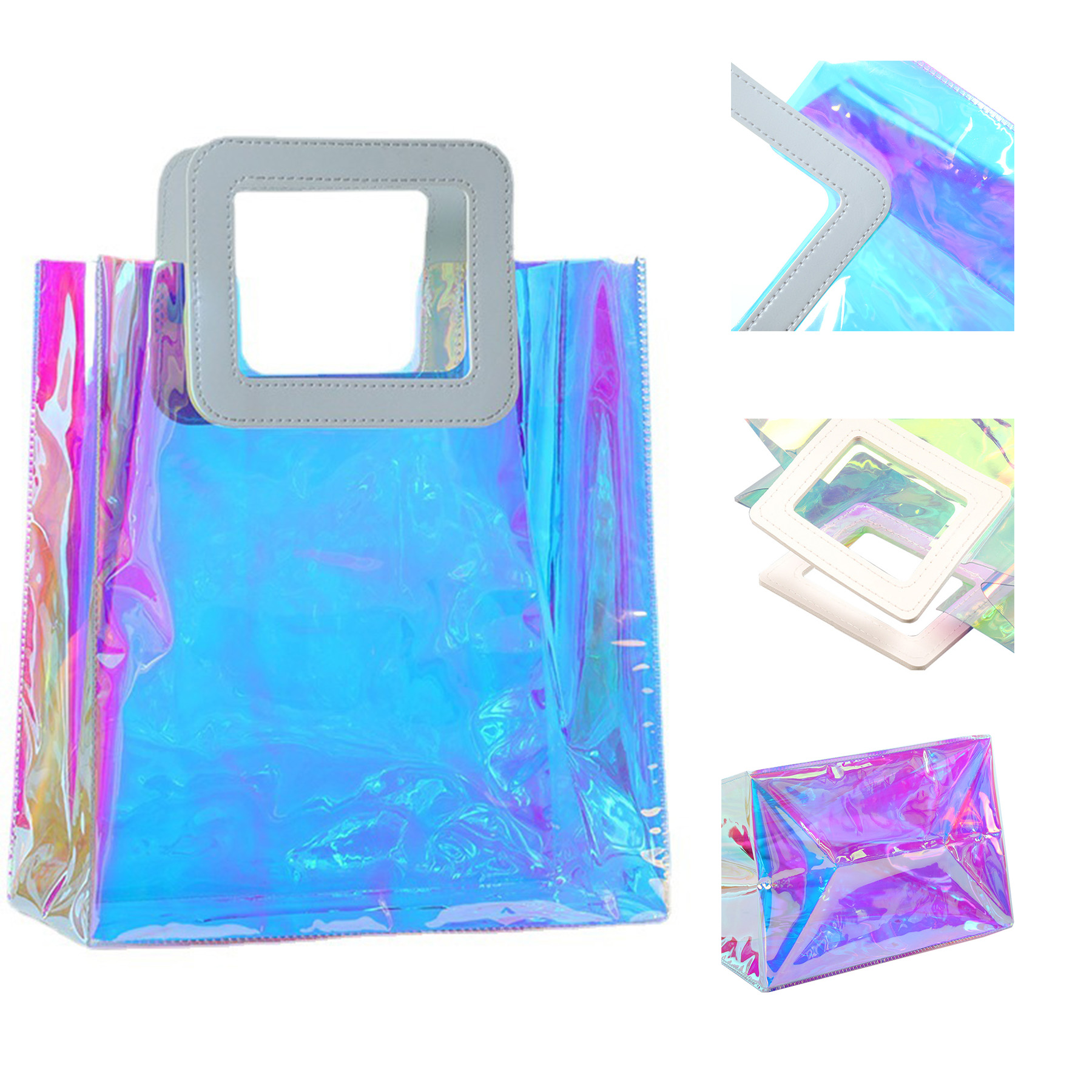 Clear Holographic Tote Bag 1