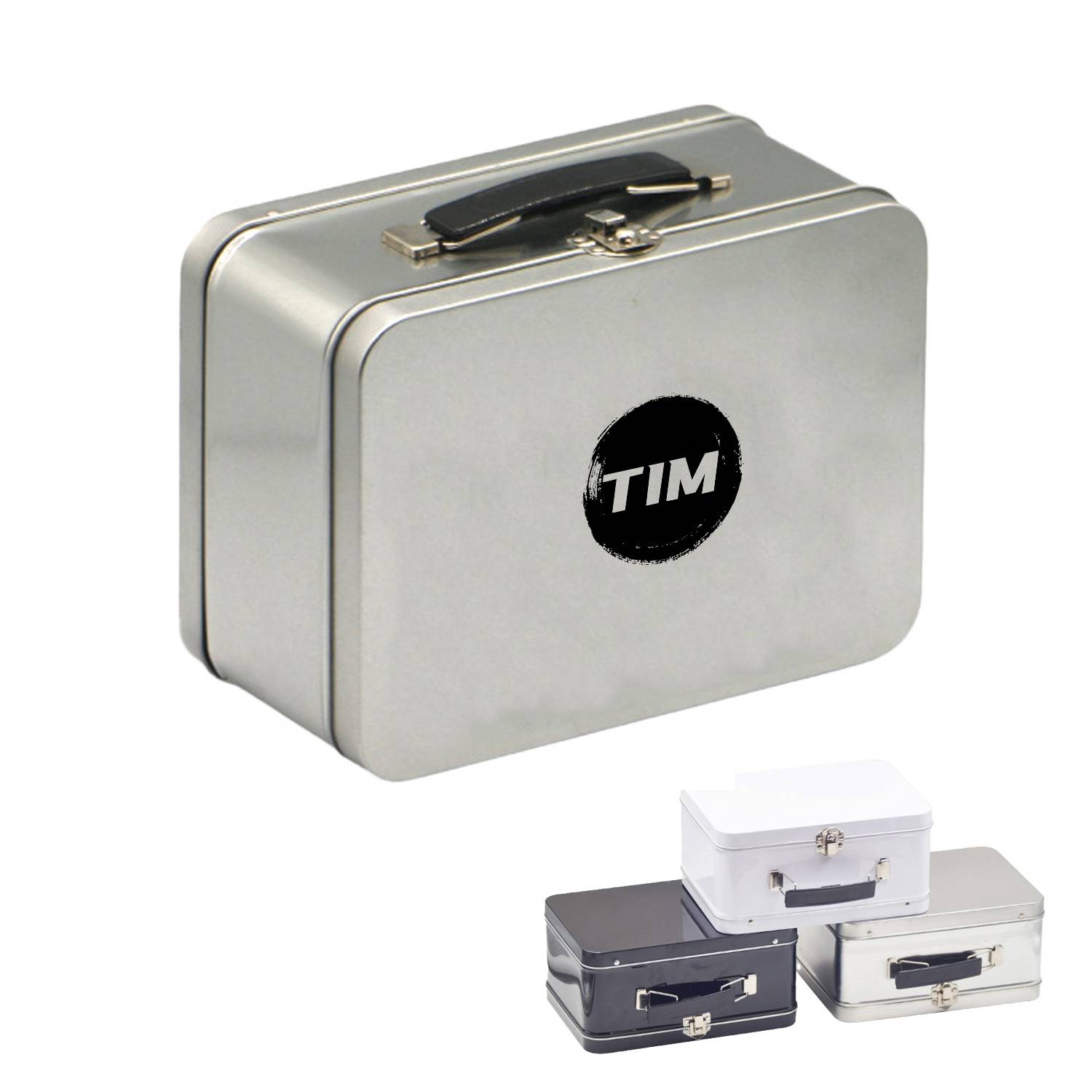 Tinplate Lunch Box W/ Handle 2