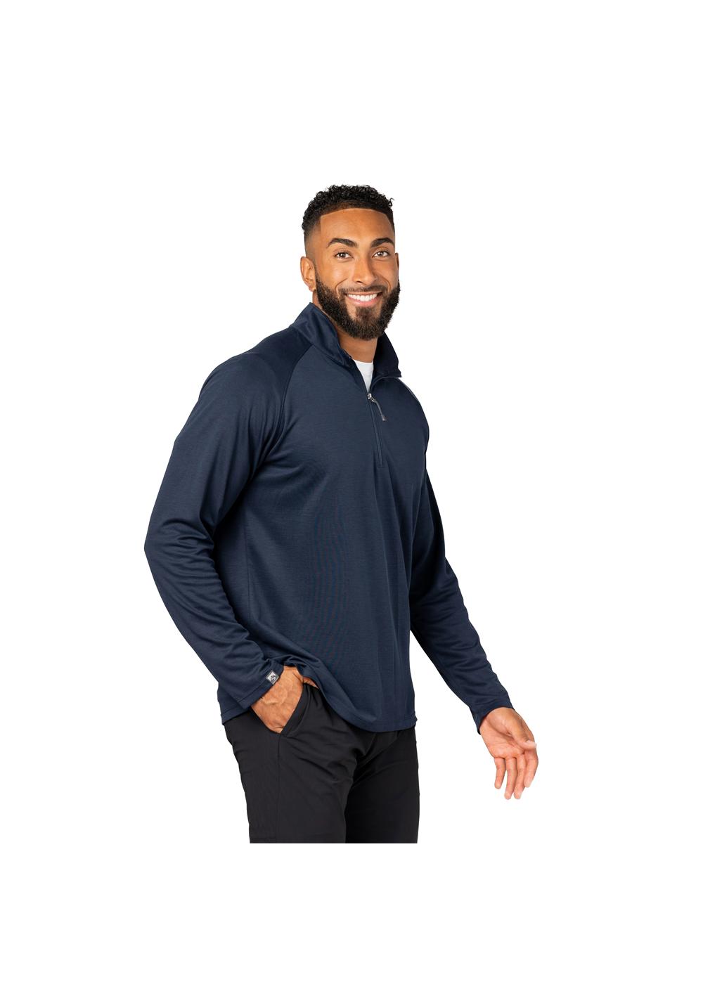 Storm Creek Men's Renewer II Poly/Lyocell Blend Quarter Zip, custom hoodie or sweatshirt with logo imprint 24