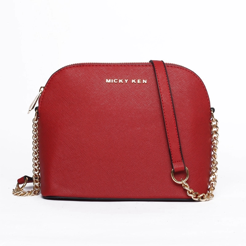 Cross Leather Shoulder Chain Small Shell Bag 4