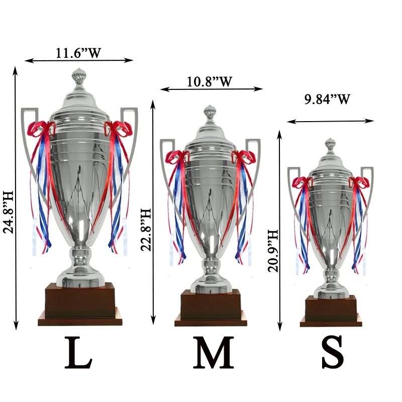 Silver Cast Metal Trophy Cup 3