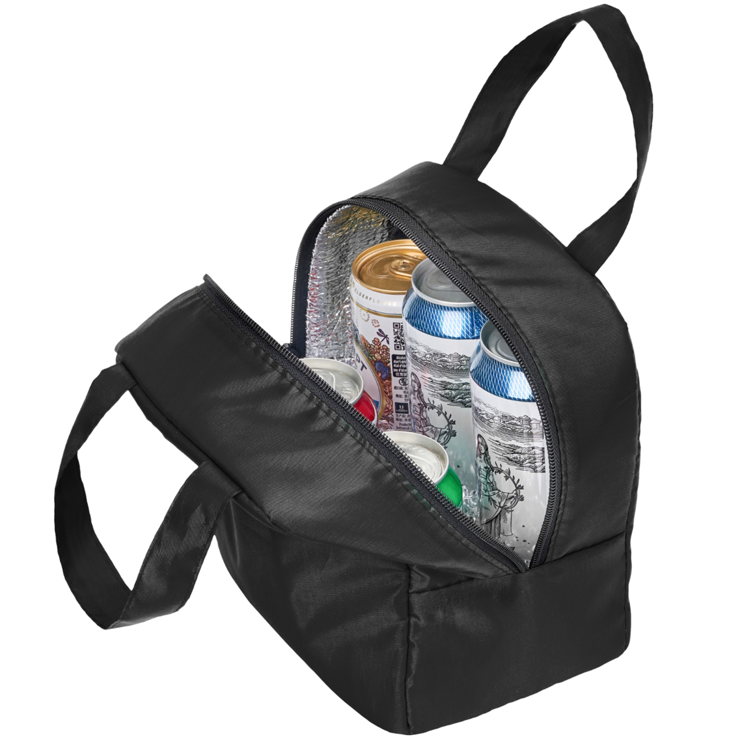 210D Two Handle Lunch Bag w/ Zipper closure 4