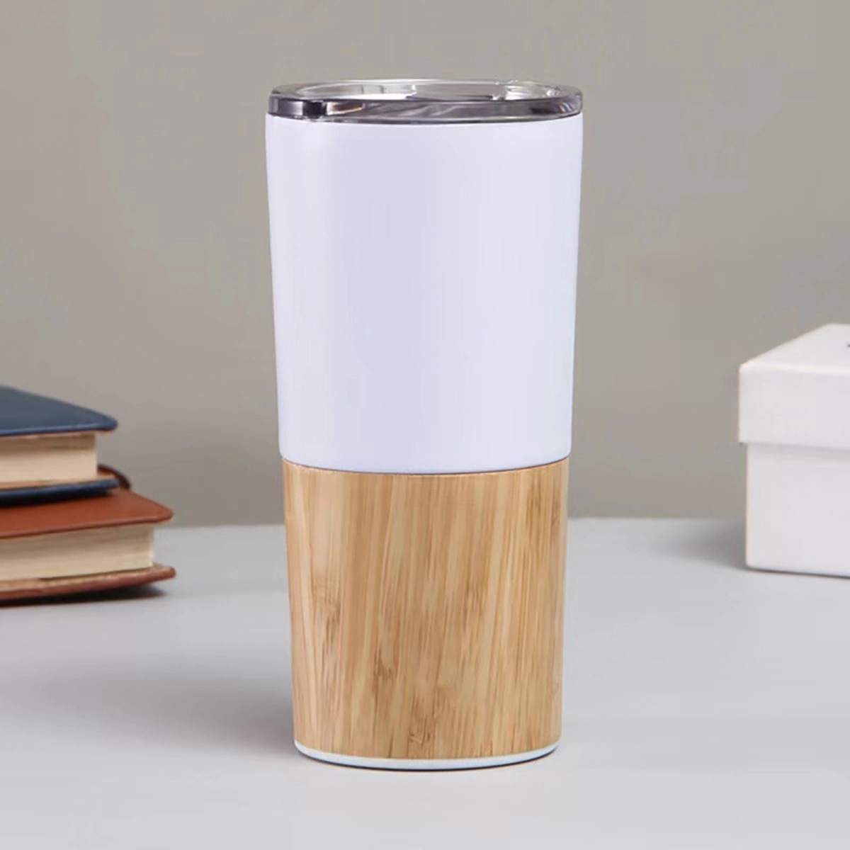 20 Oz Vacuum Insulated Bamboo Tumbler 7