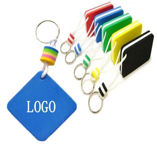 Square Eva Floating Keychain 1