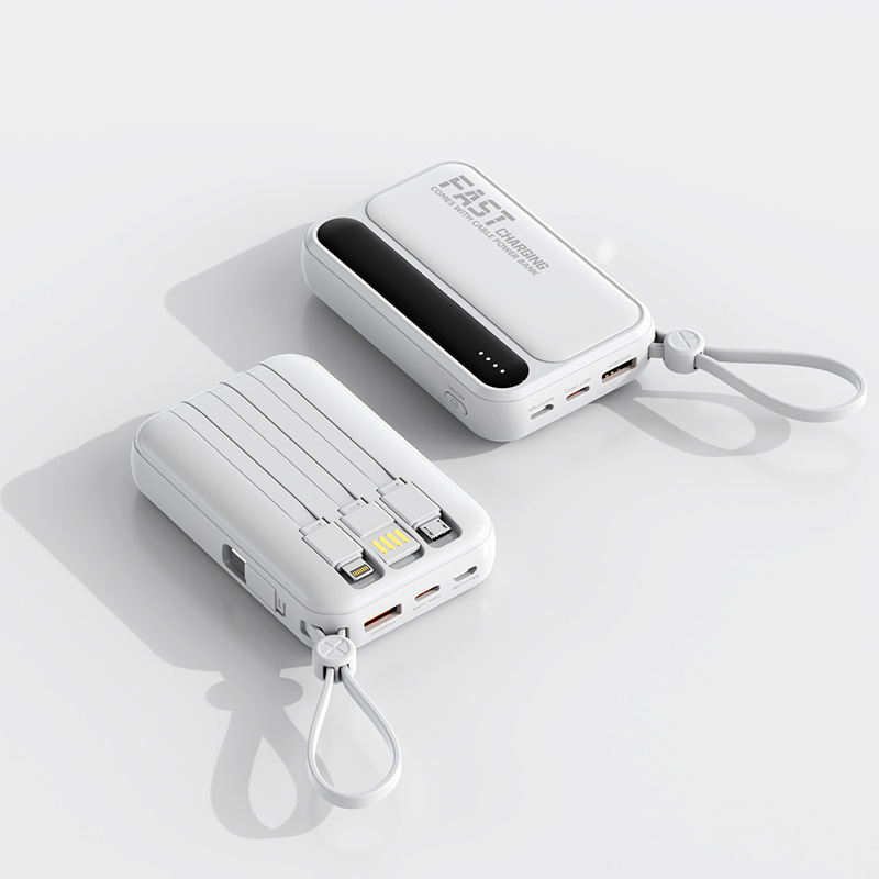 Power Bank with Cables 2
