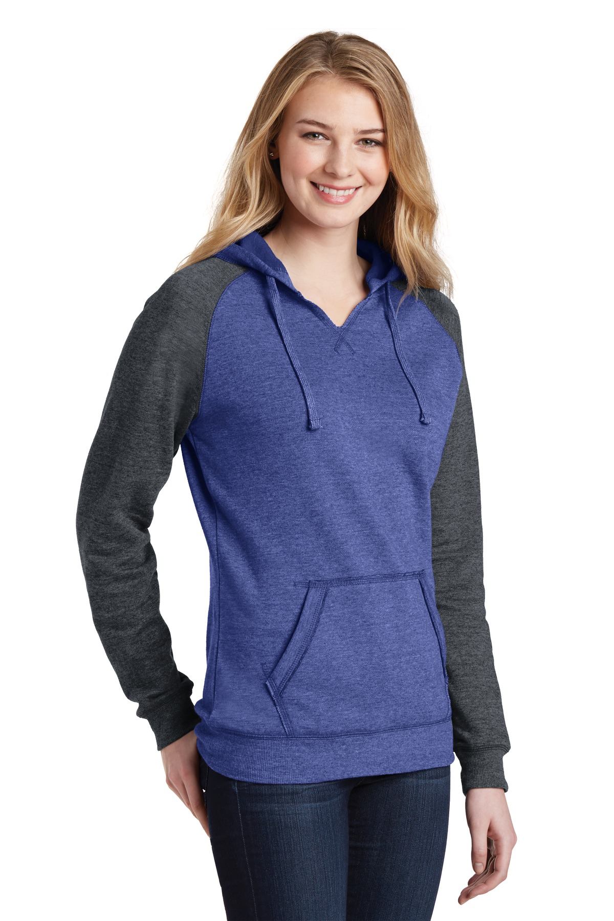 Women's Lightweight Fleece Raglan Hoodie