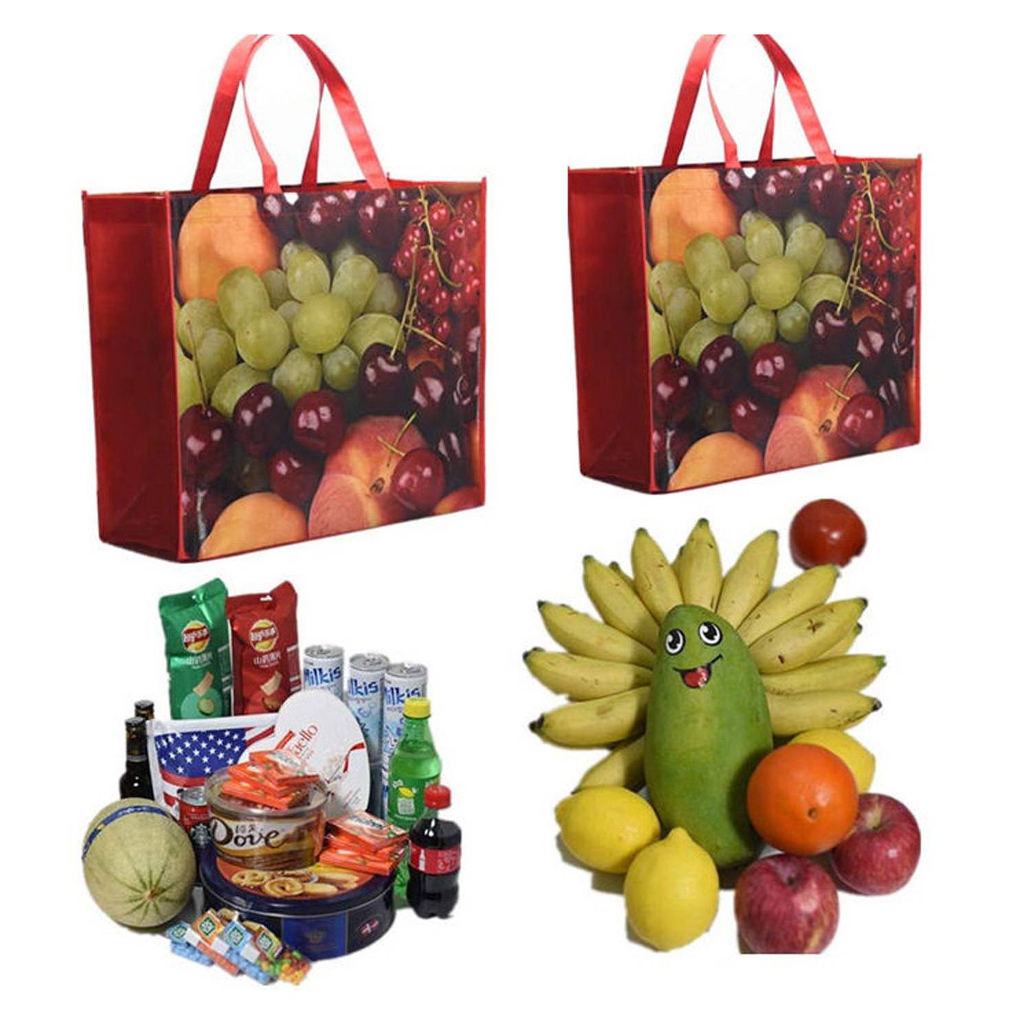 Eco Friendly Non Woven Shopping Tote Bags 5