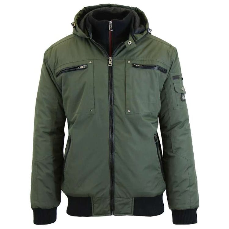 Men's Heavyweight Jackets Olive S-2XL 2
