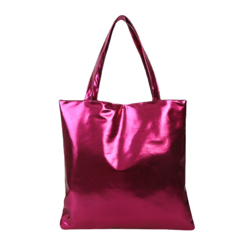 Laser Fashion Candy Color Single Shoulder Tote Bag, custom tote bag with logo imprint 8