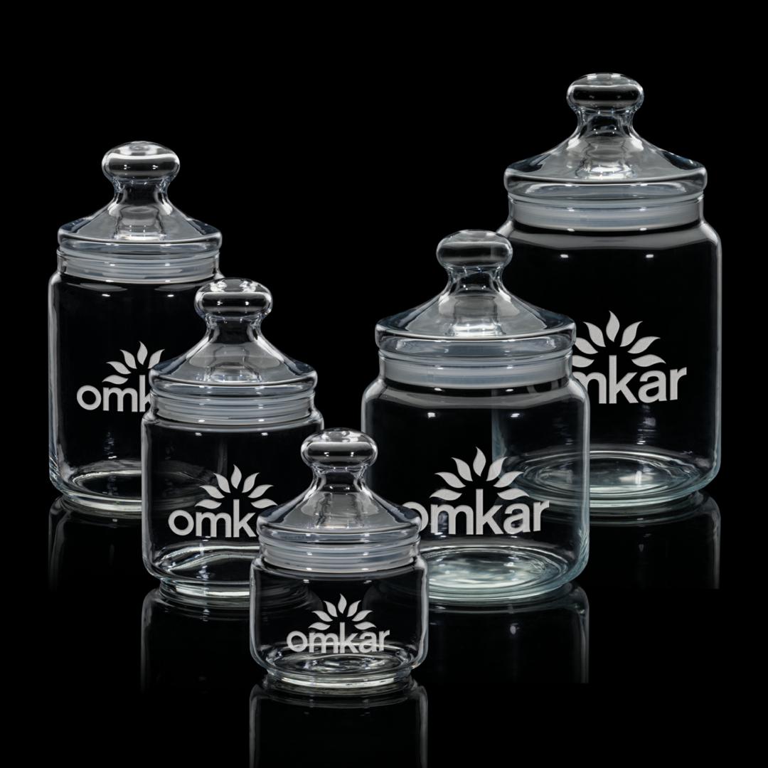 Somerset Jar & Lid - Deep Etch