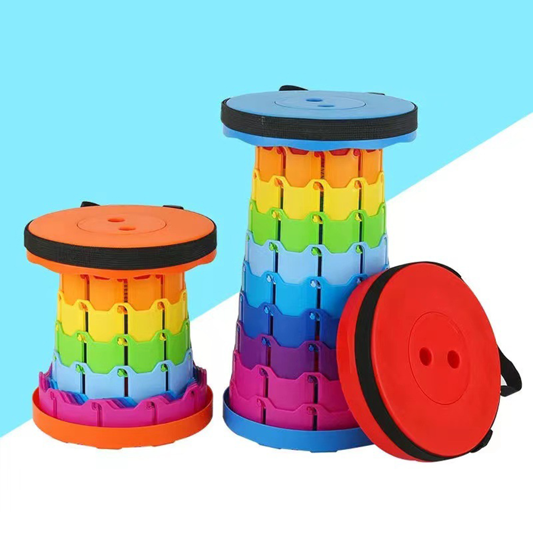 Lightweight Portable Telescoping Stool 3