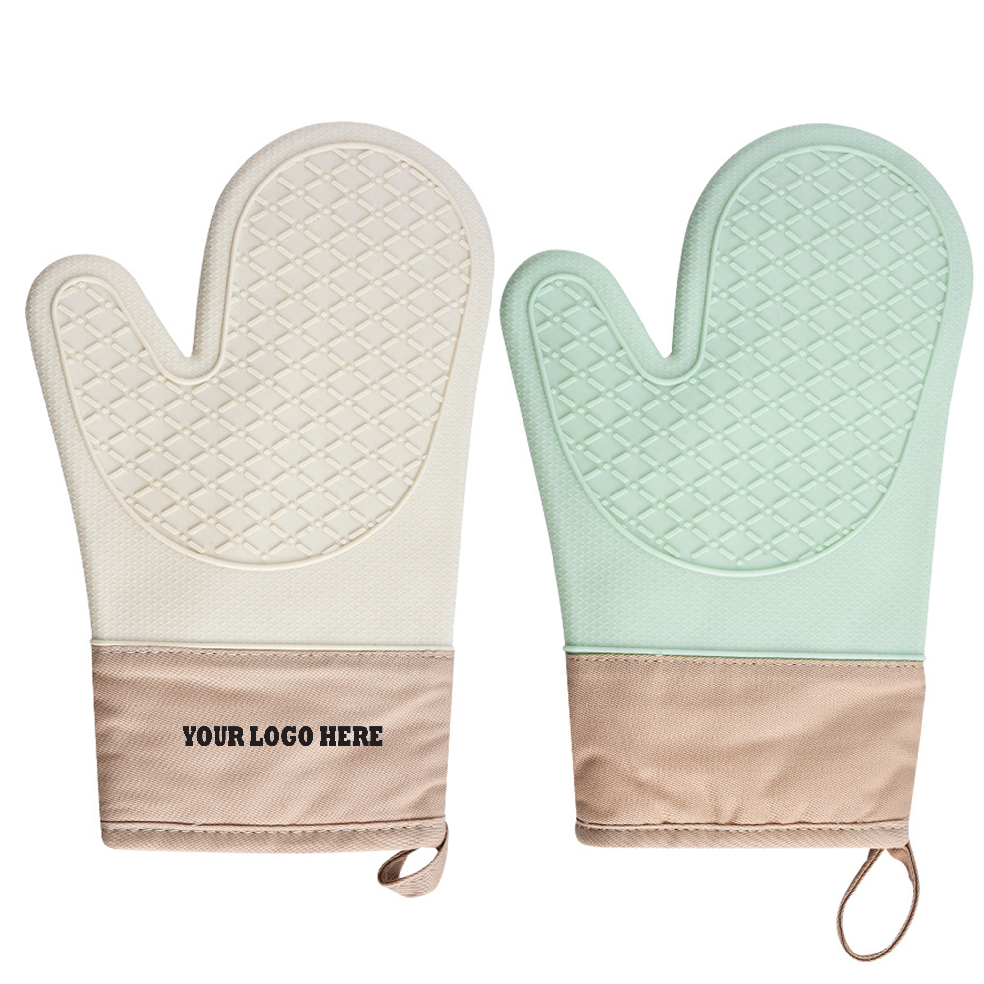 Heat-Resistant Silicone Oven Mitts for Cooking 2
