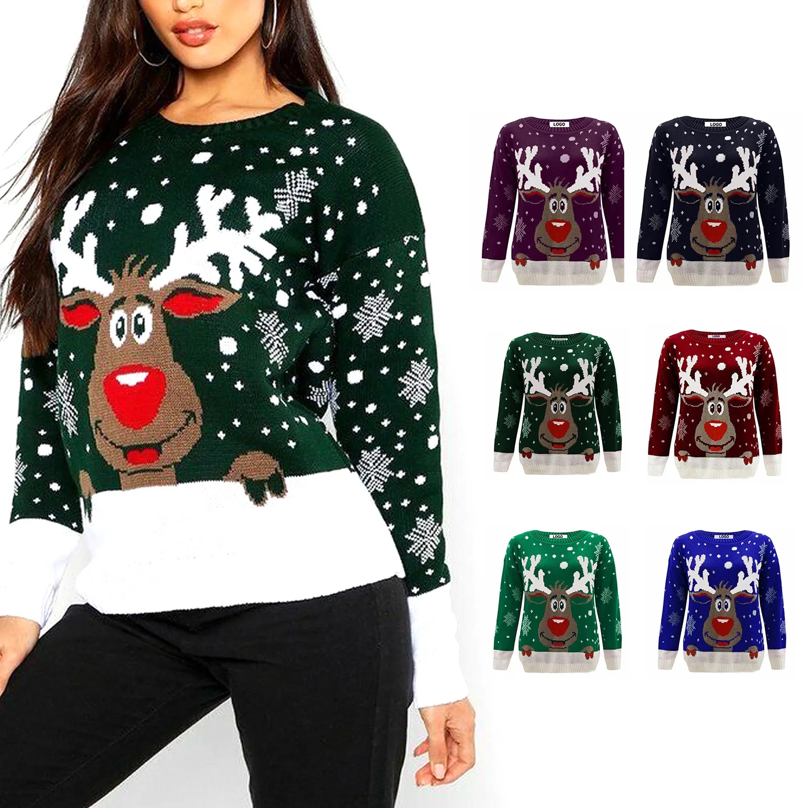 Custom Unisex Christmas Pullover Ugly Sweater 2