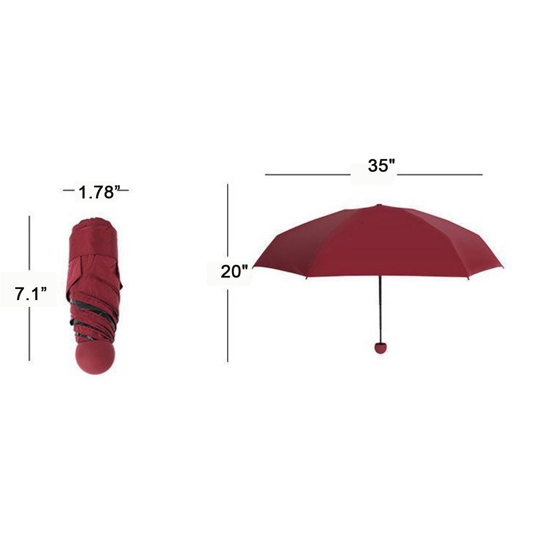 Mini Folding Compact Capsule Umbrella 7