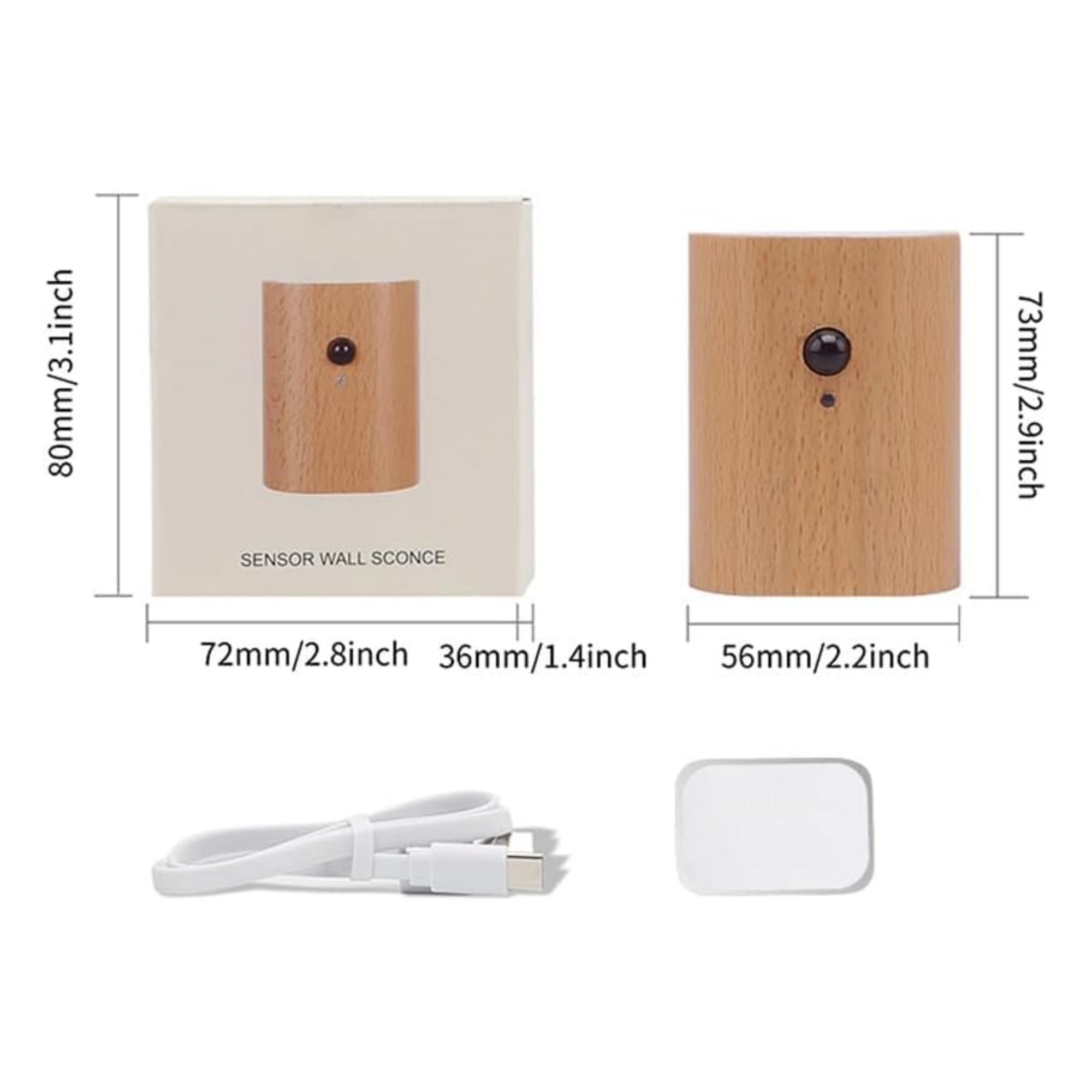 Wooden LED Step Light 4