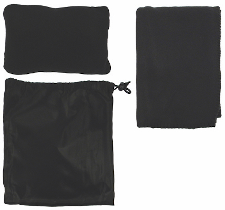 Fleece Blanket/Pillow All-in-1 Travel Set w/Nylon Bag 5